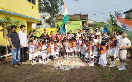 ସ୍ୱାମୀ ବିବେକାନନ୍ଦ ପବ୍ଲିକ ସ୍କୁଲରେ ୭୮ତମ ସ୍ୱାଧୀନତା ଦିବସ ପାଳିତ