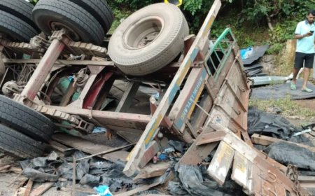 କଳିଙ୍ଗା ଘାଟିରେ ଟ୍ରକ ଦୁର୍ଘଟଣାଗ୍ରସ୍ତ: ଚାଲିଗଲା ଜଣଙ୍କ ଜୀବନ, ଜଣେ ଗୁରୁତର,