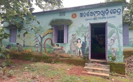 ଅବ୍ୟବସ୍ଥା ଘେରରେ ଆଦର୍ଶ ଅଙ୍ଗନବାଡି କେନ୍ଦ୍ର : ରାସ୍ତା  ନିର୍ମାଣରେ ଅହେତୁକ ବିଳମ୍ବ କାହିଁକି ?