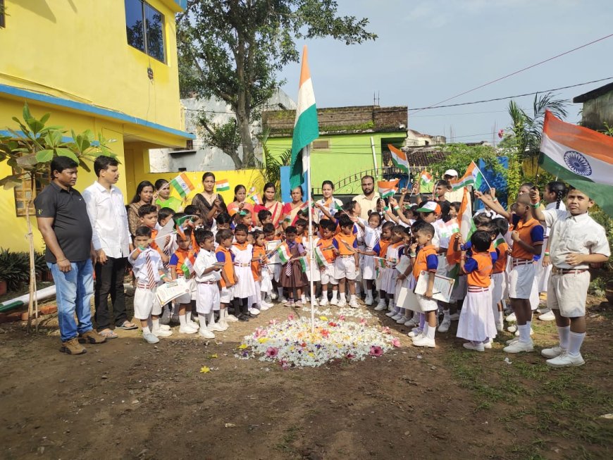 ସ୍ୱାମୀ ବିବେକାନନ୍ଦ ପବ୍ଲିକ ସ୍କୁଲରେ ୭୮ତମ ସ୍ୱାଧୀନତା ଦିବସ ପାଳିତ