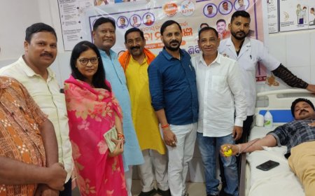 ବିଜେପି ଯୁବ ମୋର୍ଚ୍ଚା ପକ୍ଷରୁ ରକ୍ତଦାନ ଶିବିର ଅନୁଷ୍ଠିତ l