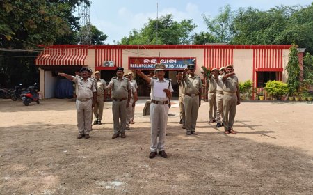 ନର୍ଲା ଥାନା ପରିସରରେ ରାଷ୍ଟ୍ରୀୟ ଏକତା ଶପଥ ଦିବସ ପାଳିତ ।