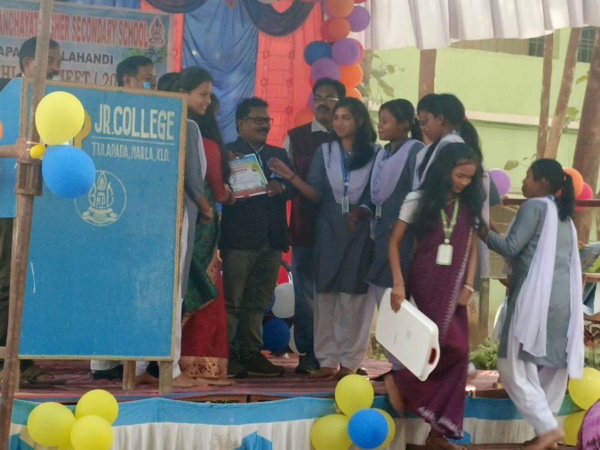 ତୁଳା ପଡା ବିଜୟା ନନ୍ଦ ଉଚ୍ଚ ମାଧ୍ୟମିକ ବିଦ୍ୟାଳୟରେ  ବାର୍ଷିକ କ୍ରୀଡ଼ା ଉତ୍ସଵ ଅନୁଷ୍ଠିତ,