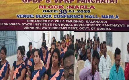 ପଞ୍ଚାୟତ ରାଜ୍ ବିଭାଗ ତରଫରୁ ଗ୍ରାମ ଉନ୍ନୟନ ଯୋଜନା କୁ ନେଇ ପ୍ରଶିକ୍ଷଣ ଶିବିର ଅନୁଷ୍ଠିତ,