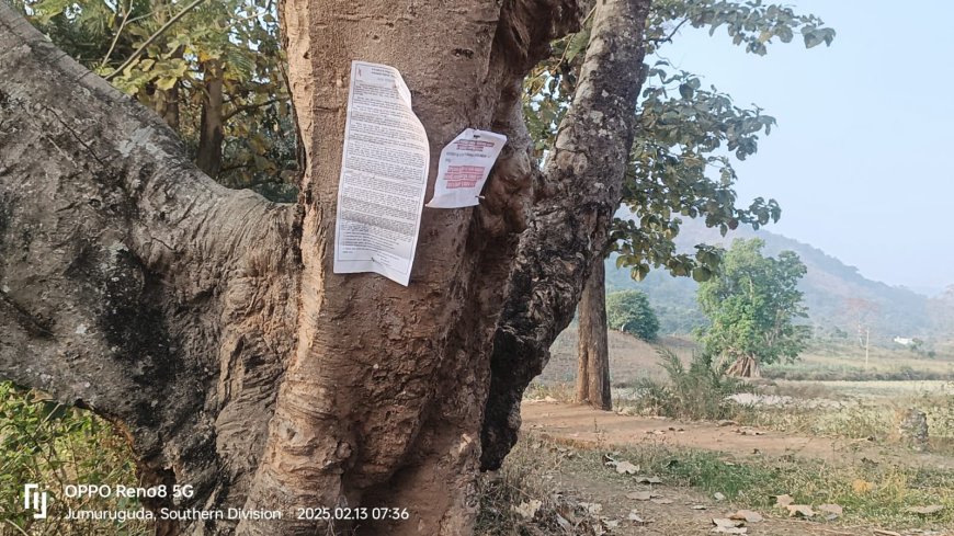 ପୁଣି ଲାଗିଲା ମାଓ ପୋଷ୍ଟର,