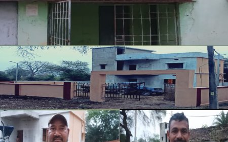 ବିନା ସୂଚନା ଫଳକ ରେ ରାଜସ୍ବ ବିଭାଗର କୋଠା ନିର୍ମାଣ,ନିମ୍ନମାନର କାମ କୁ ନେଇଁ ଗ୍ରାମବାସୀ ଅସନ୍ତୋଷ,