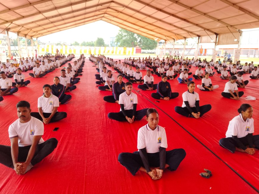 NCC ଦ୍ଵାରା ଆନ୍ତର୍ଜାତୀୟ  ଯୋଗ ଦିବସ ପାଳିତ