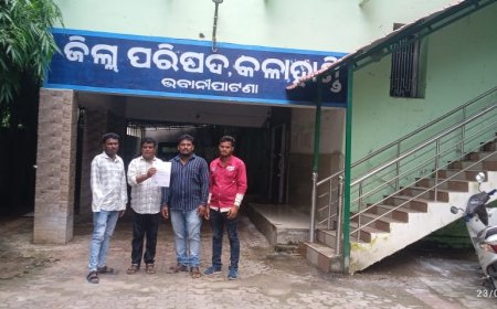 ଶ୍ରମବାହିନୀ ପକ୍ଷରୁ ଜିଲ୍ଲା ପରିଷଦ କଳାହାଣ୍ଡି ଙ୍କୁ ଦାବିପତ୍ର ପ୍ରଦାନ,