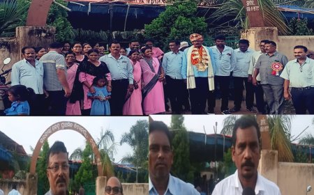 ଶିକ୍ଷକ ନିର୍ମଳ ବାରିକ୍ ଙ୍କୁ ଅବସର କାଳୀନ ସମ୍ବର୍ଦ୍ଧନା,