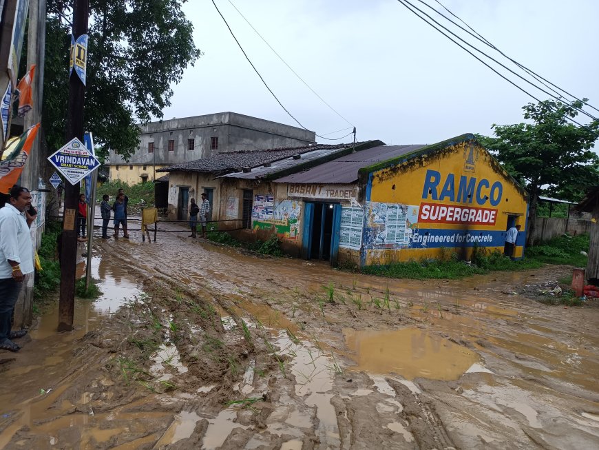 ନର୍ଲା ଜବାହାର୍ ନବୋଦୟ ବିଦ୍ୟାଳୟ କୁ ସଂଯୋଗ କରୁଥିବା ରାସ୍ତା ସମ୍ମୁଖ ରେ କୁତ୍ରିମ କାଦୁଅ , ଯାତାୟାତ ରେ ବାଧାପ୍ରାପ୍ତ,