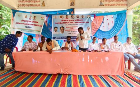 କରଞ୍ଜକୋଟଠାରେ କଂଗ୍ରେସ ଦଳର ସଂଗଠନ ସୃଜନ ଅଭିଯାନ କାର୍ଯ୍ୟକ୍ରମ ଅନୁଷ୍ଠିତ