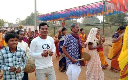 ଡୁଡୁକେଲ ଗାଁ ଠାରେ ସରସ୍ଵତୀ ପୂଜା ପାଇଁ କଳସ ଯାତ୍ରା।