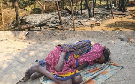 ବିଳମ୍ବ ରାତ୍ରି ରେ ଘରରେ ନିଆଁ ଲାଗିବାରୁ ଅଳ୍ପକେ ବର୍ତିଲେ ବୃଦ୍ଧା ମହିଳା,