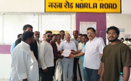 - ଏକ୍ସପ୍ରେସ ଟ୍ରେନ ରହଣୀ ପାଇଁ ସ୍ଵାଭିମାନ ବିକାଶ ମଞ୍ଚ ପକ୍ଷରୁ ଷ୍ଟେସନ ମାଷ୍ଟର ଜରୀଆରେ DRM ଙ୍କୁ ଦାବିପତ୍ର ପ୍ରଦାନ।