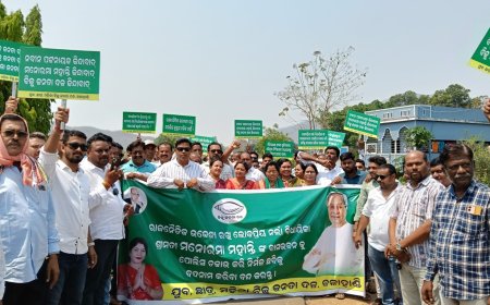 ନର୍ଲା ବିଧାୟିକାଙ୍କ ସ୍ବାମୀ ପ୍ରସଙ୍ଗରେ ବିଜେଡି କର୍ମୀ ନର୍ଲାରେ ବିକ୍ଷୋଭ ପ୍ରଦର୍ଶନ,