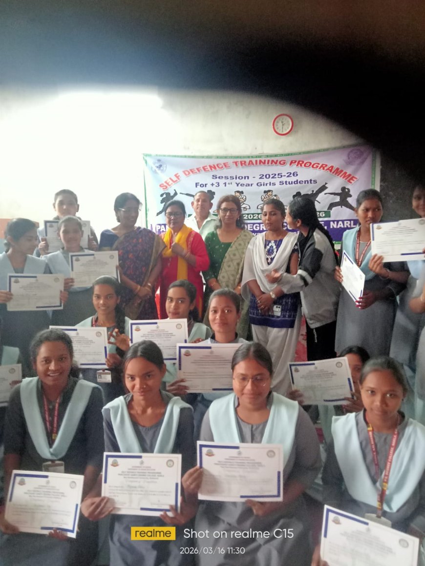 ଆତ୍ମ ସୁରକ୍ଷା ତାଲିମ ଶିଶିର ଉଜ୍ଜ୍ୟାପିତ,