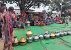 ମକ୍ରାଗୁଡାରେ ପାଣି ପାଇଁ ରାସ୍ତା ଅବରୋଧ,
