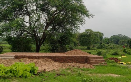 ଚିଚିଆ ଶିବମନ୍ଦିର ଖେଳ ପଡ଼ିଆରେ ବିନା ସୂଚନା ଫଳକରେ ଷ୍ଟେଜ ନିର୍ମାଣ  ନୂଆ କାମ ନା ପୁରୁଣା ପ୍ରକଳ୍ପ? ଚିଚିଆରେ ଷ୍ଟେଜ ନିର୍ମାଣକୁ ନେଇ ବଢ଼ିଲା ସନ୍ଦେହ