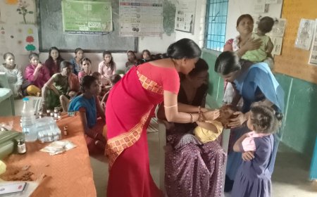 ସମସ୍ତ ଅଙ୍ଗନୱାଡି କେନ୍ଦ୍ରରେ ପାଳିତ ହେଲା ଜାତୀୟ କୃମି ଦିବସ, ଶିଶୁଙ୍କୁ ଖୁଆଇଲେ କୃମି ନାଶକ ଔଷଧ ,
