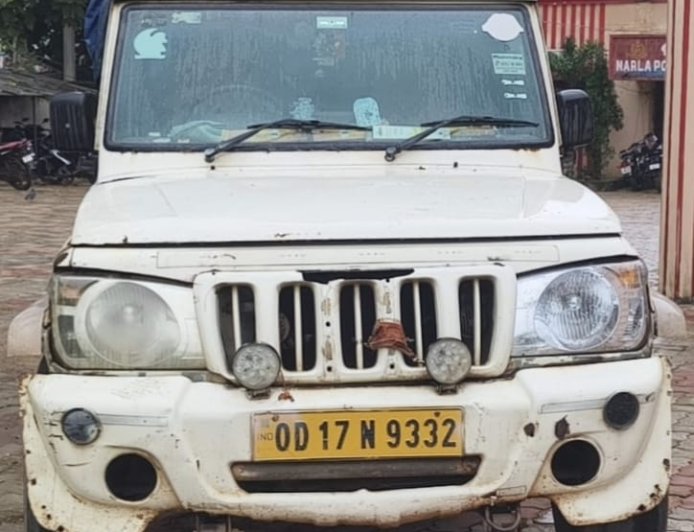 ବେଆଇନ ମଦ ବୋଝେଇ ପିକପ ଭେନ ଜବତ କଲା ନର୍ଲା ପୋଲିସ,